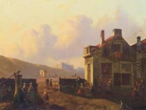 Fisherfolk In A Village In The Dunes