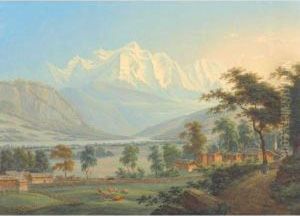 Paysage Alpine by Johann Heinrich Bleuler I