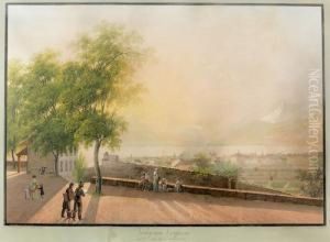 "vevay Am Genfersee... by Johann Heinrich Bleuler I