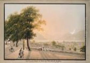 Terrasse St. Martin Bei Vevey