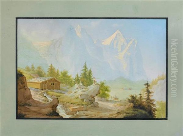 Vue Du Glacier De Rosenlaui - view 1