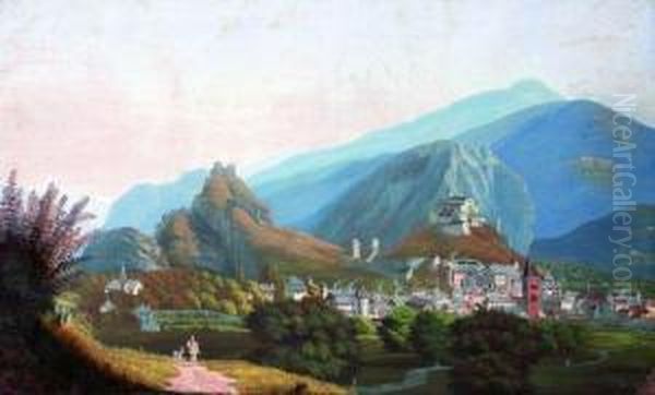 Vue De Sion En Valais - view 1