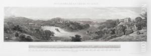 Panorama De La Chute Du Rhin by Ludwig Bleuler