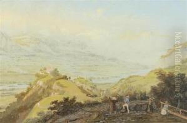 View Over The Tabor Near Pfaffers In Prattigau - view 1