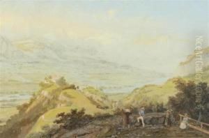 View Over The Tabor Near Pfaffers In Prattigau