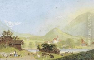 Vue De La Valee D'interlaken