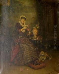 La Confection Du Bouquet De Fleurs by Albert Bligny