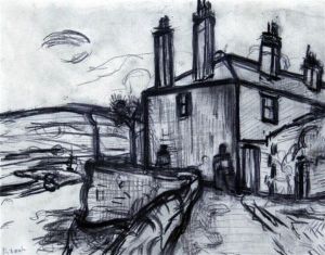 Town Scene by Martin Bloch