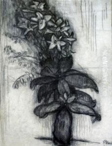 Flowers At Night by Martin Bloch