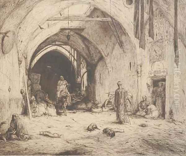 A bazaar in Damascus - view 1