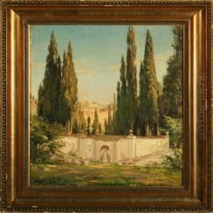 Italian Landscape by Gerhard Lichtenberg Blom