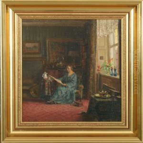 Interior With Readingwoman - view 1