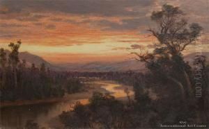 Fox River Sunset by Charles Blomfield