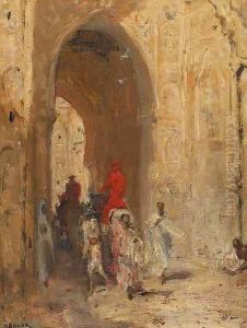 Poort in Jeypur by Marius Bauer