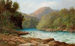 Wanganui River by Charles Blomfield