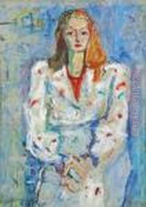 Portret Kobiety - Simone Julienne by Andre Blondel