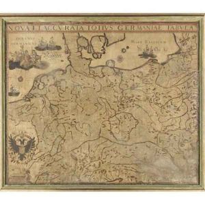 Nova et accurata totius Germaniae tabula 1639 by Willem Blaeu