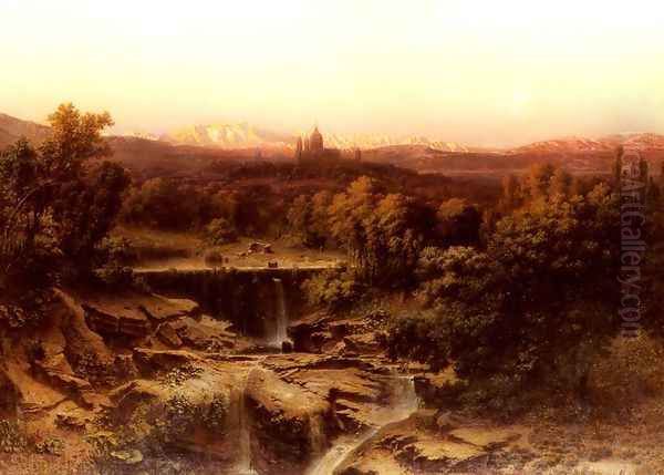 An Extensive River Landscape - view 1