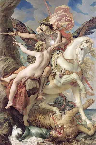 The Deliverance- Ruggiero and Angelica, 1876 - view 1