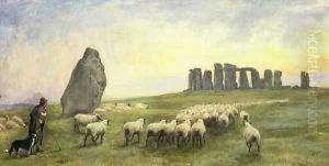 Returning Home, Stonehenge, Wiltshire, 1891