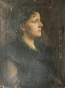 Portrait Ofa Lady by Ernest Board