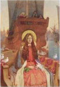 The Legend Of Our Lady Of Boulogne by Ernest Board