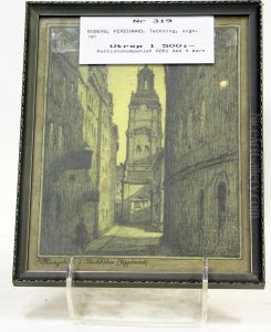 Stockholmsmotiv. by Ferdinand Boberg