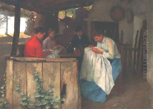 A tornácon, 1900 - view 1