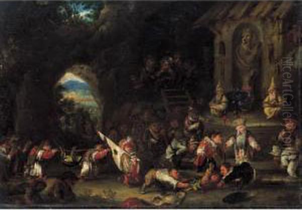 Battaglia Tra Nani E Rane; Cattura Delle Rane - view 1