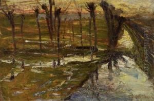 Campagna Milanese by Umberto Boccioni