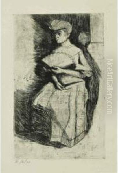 Signora Con Ventaglio - view 1