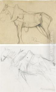 Cavallo Bardato by Umberto Boccioni