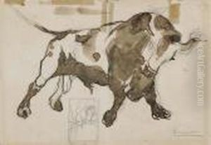 Toro - (1910) by Umberto Boccioni