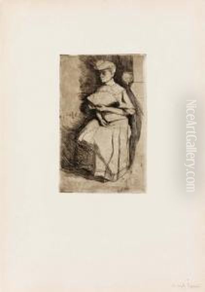 Signora Con Ventaglio - (1907) - view 1