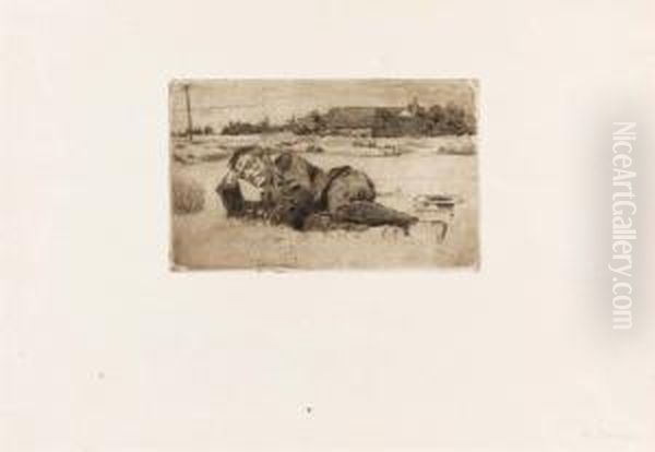 Maria Sacchi Che Legge - 1907 - view 1
