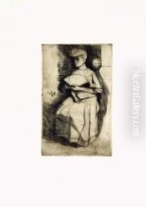 Signora Con Ventaglio