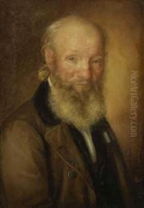 Portrat Eines Bartigen Mannes by Anna Boch