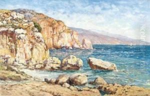 Falaises Roses Dans Le Midi (ca. 1924-1930) by Anna Boch