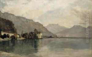 Chateau De Chillon Et Lac Leman