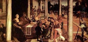 Dives and Lazarus by Bonifazio Veronese