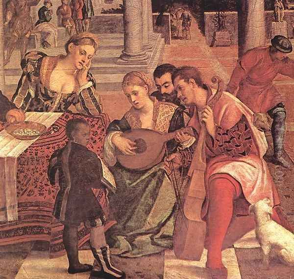 Dives and Lazarus (detail) - view 1