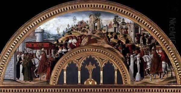 Gregory XI Returns to Rome from Avignon - view 1