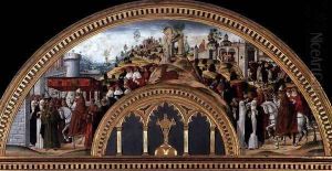 Gregory XI Returns to Rome from Avignon by Girolamo Di Benvenuto