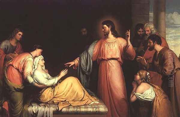 Christ healing the mother of Simon Peter - view 1