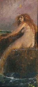 Sirene Au Bord De L'eau by Arnold Bocklin