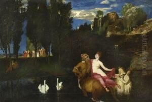 "die Gefilde Der
Seligen". by Arnold Bocklin