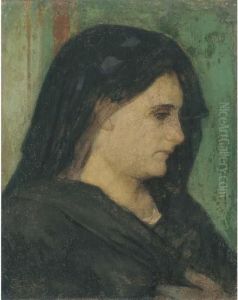 Bildnis Angela Bocklin by Arnold Bocklin