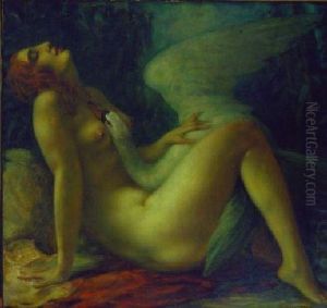 Leda And The Swan by Arnold Bocklin