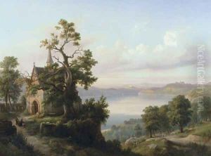 Church near the Lake by Christian Breslauer