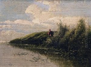 On The Ouse by Edwin H., Boddington Jnr.